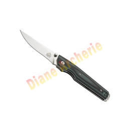 Couteau PUMA-TEC G10 vert/noir 12,5 cm inox