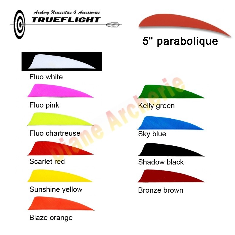 Plume TRUEFLIGHT 5" parabolique