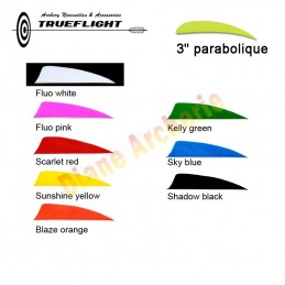 Plume TRUEFLIGHT 3" parabolique