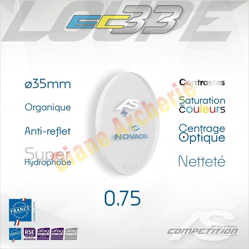 Verre de scope ARC SYSTEME EC33 Verre de scope ARC SYSTEME EC33