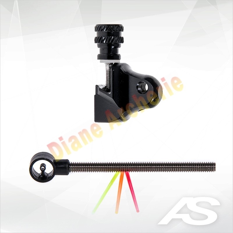 Tête de viseur ARC SYSTEME classique avec oeilleton et fibre Tête de viseur ARC SYSTEME classique avec oeilleton et fibre