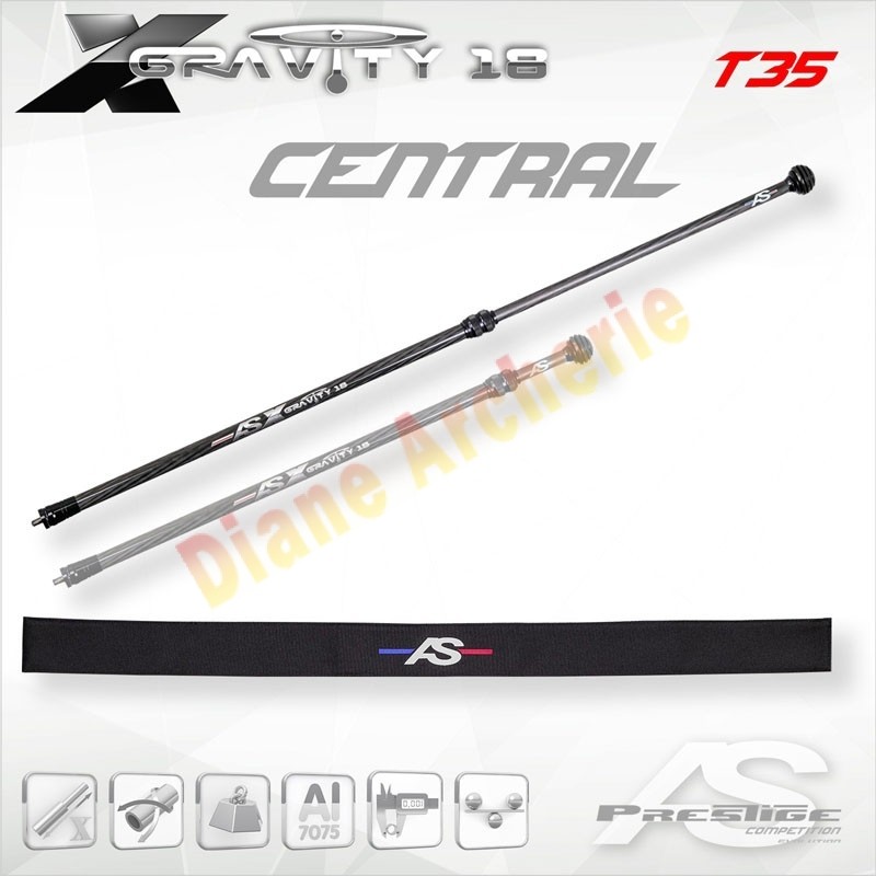 Central ARC SYSTEME X Gravity 18mm T35 Central ARC SYSTEME X Gravity 18mm T35