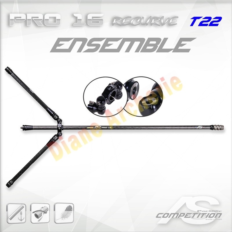 Stabilisation complète ARC SYSTEME Pro 16 Recurve T22 Stabilisation complète ARC SYSTEME Pro 16 Recurve T22