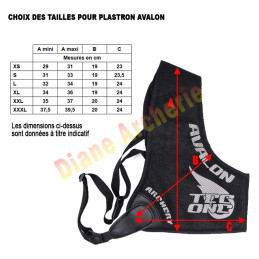 Plastron AVALON Classic pour archers débutants ou confirmés