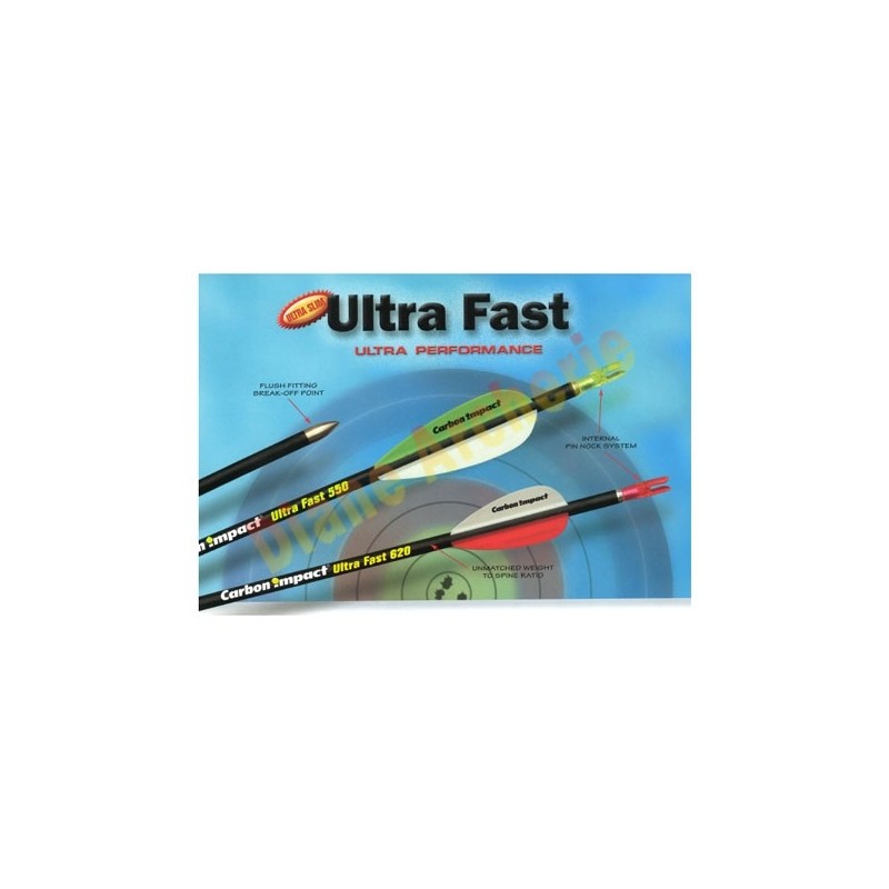 Flèche CARBON IMPACT Ultra Fast Jaune