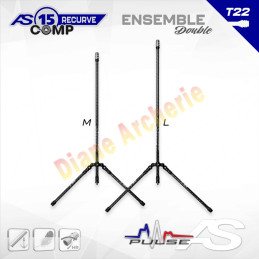 Stabilisation complète ARC SYSTEME 15 Recurve Comp T22 pour un arc de puissance inférieure ou égale à 32 livres