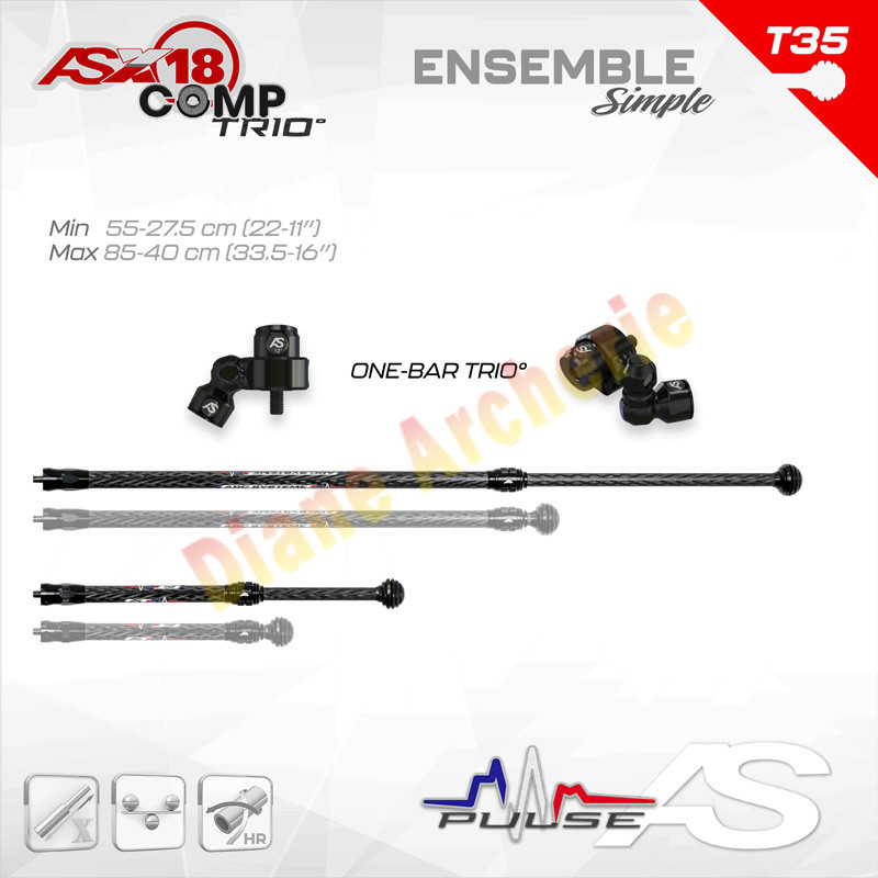 Stabilisation complète ARC SYSTEME X18 Comp Trio T35