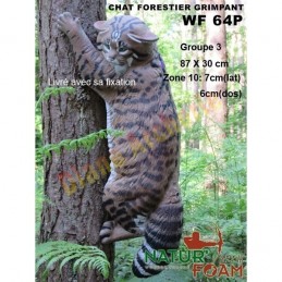 Cible 3D NATUR FOAM Chat forestier grimpant - Groupes 3/4