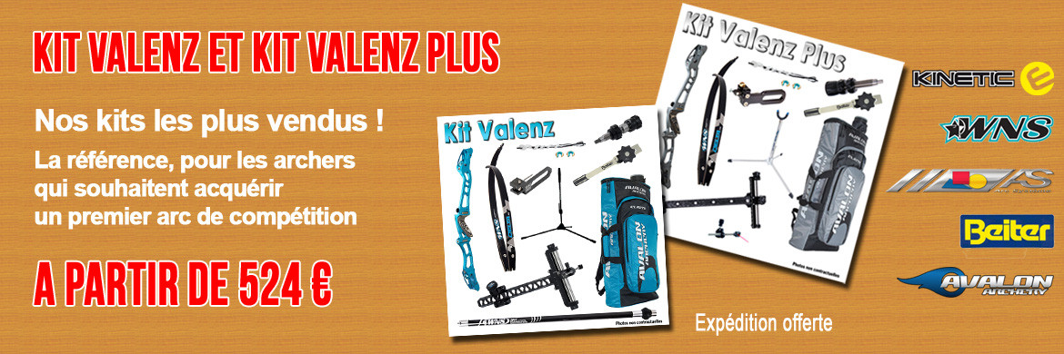 Kits Valenz, pour les archers qui souhaitent investir dans leur premier arc de compétition