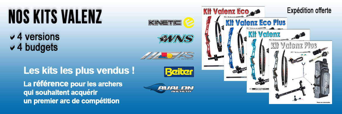 Kits Valenz, pour les archers qui souhaitent investir dans leur premier arc de compétition